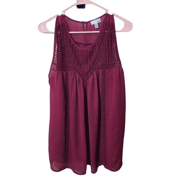 14th & Union Tops - 14th & union purple flowy tank blouse size size xl